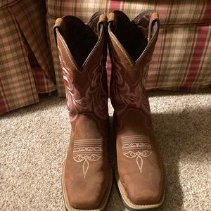 Ladies Durango composite/steel toe boots. Size 6.5